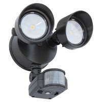 NEW Lithonia Lighting 2 Head LED Floodlight with Motion Sensor